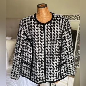 Jones Studio Separates Plus Size Women houndstooth blazer size 22W
